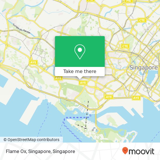 Flame Ox, Singapore地图