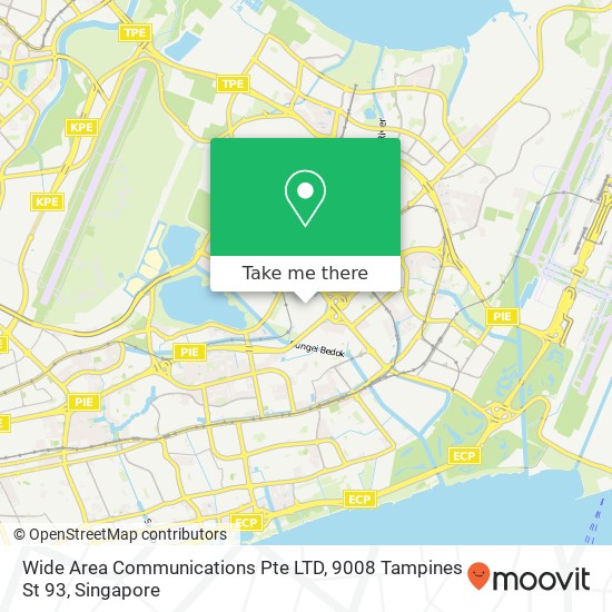 Wide Area Communications Pte LTD, 9008 Tampines St 93地图