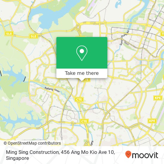 Ming Sing Construction, 456 Ang Mo Kio Ave 10地图