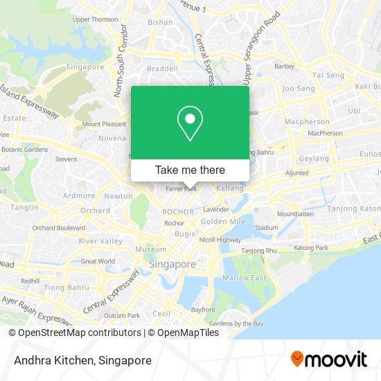 Andhra Kitchen map