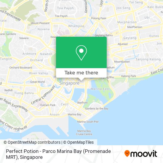 Perfect Potion - Parco Marina Bay (Promenade MRT) map