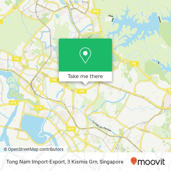 Tong Nam Import-Export, 3 Kismis Grn map