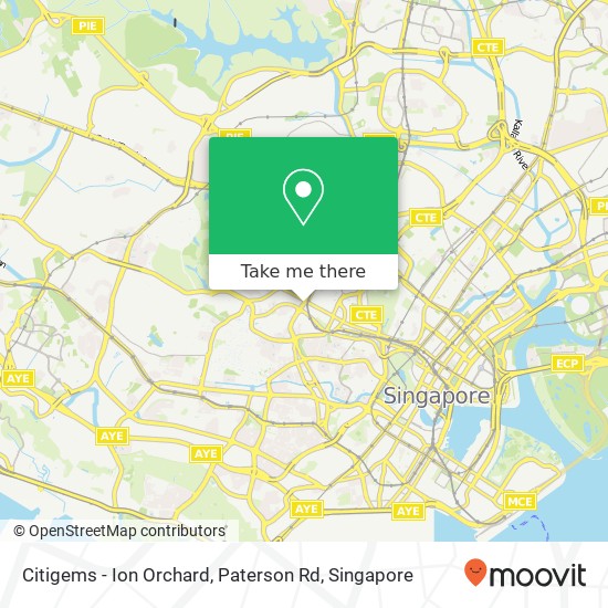 Citigems - Ion Orchard, Paterson Rd map