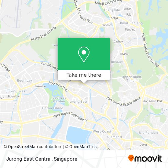 Jurong East Central map