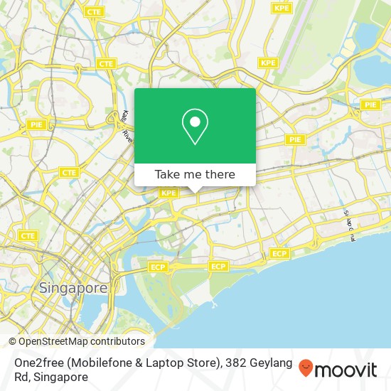 One2free (Mobilefone & Laptop Store), 382 Geylang Rd map