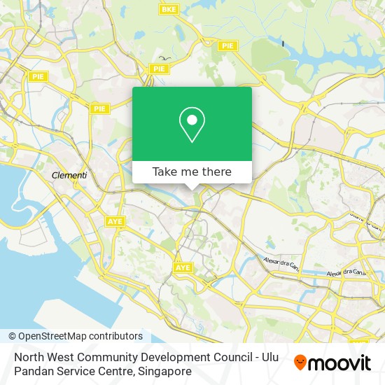 North West Community Development Council - Ulu Pandan Service Centre地图