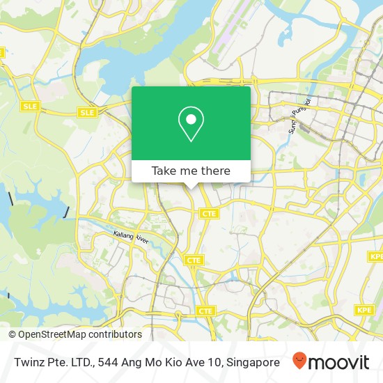 Twinz Pte. LTD., 544 Ang Mo Kio Ave 10 map