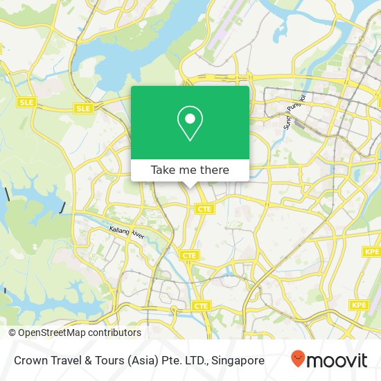 Crown Travel & Tours (Asia) Pte. LTD. map