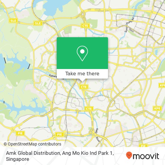 Amk Global Distribution, Ang Mo Kio Ind Park 1 map