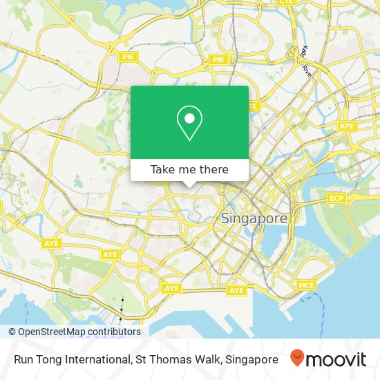 Run Tong International, St Thomas Walk map