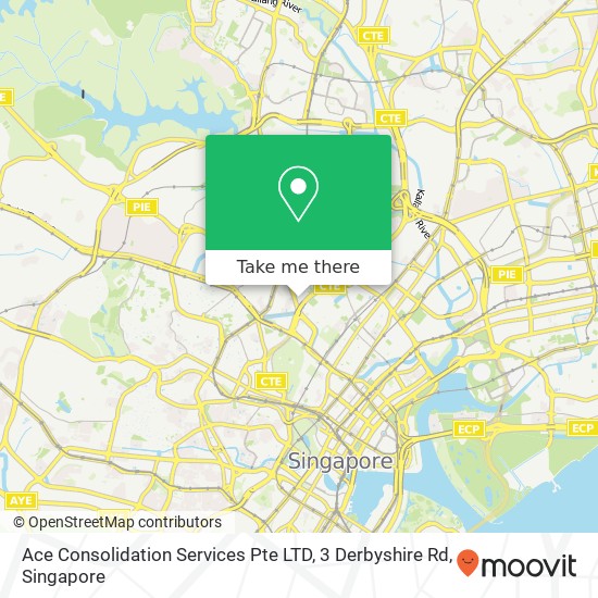 Ace Consolidation Services Pte LTD, 3 Derbyshire Rd地图