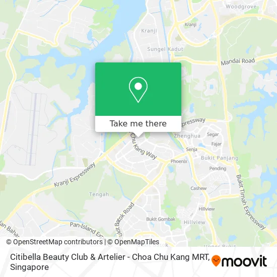 Citibella Beauty Club & Artelier - Choa Chu Kang MRT地图