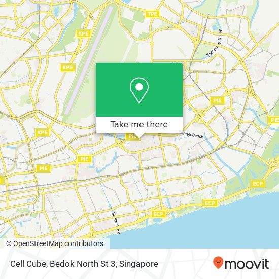 Cell Cube, Bedok North St 3 map