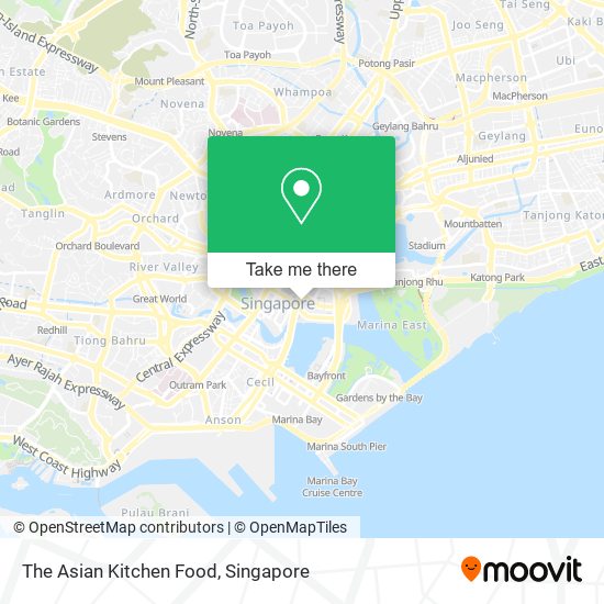 The Asian Kitchen Food地图