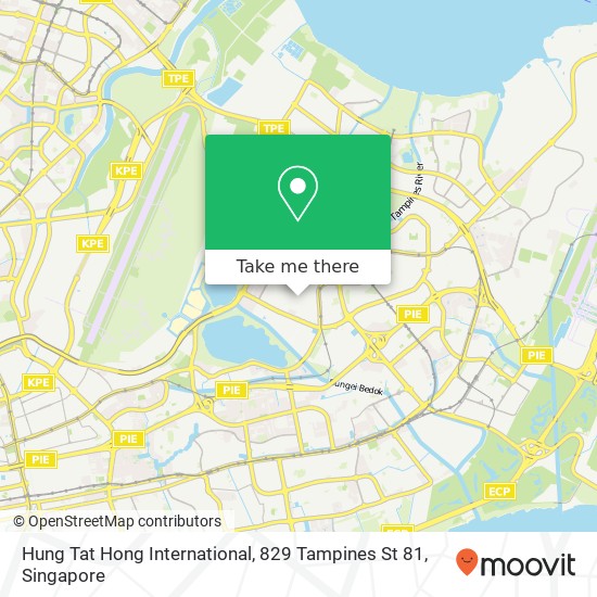 Hung Tat Hong International, 829 Tampines St 81地图