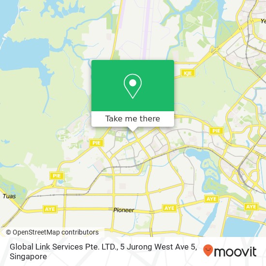 Global Link Services Pte. LTD., 5 Jurong West Ave 5 map