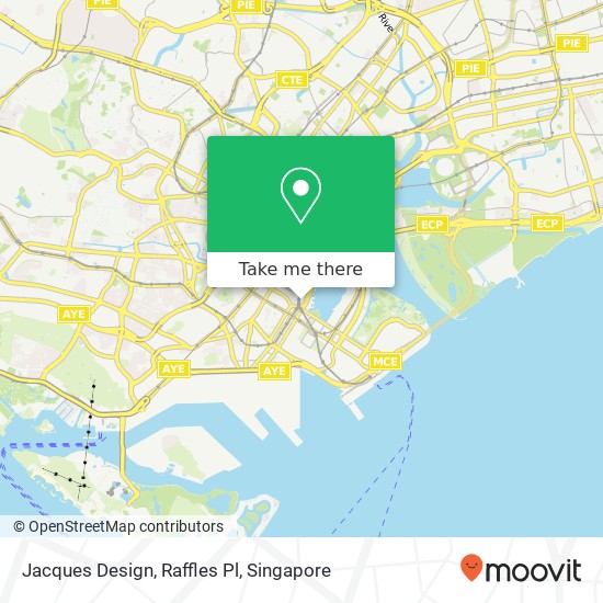 Jacques Design, Raffles Pl地图