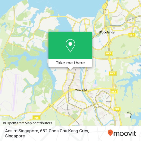 Acsim Singapore, 682 Choa Chu Kang Cres map