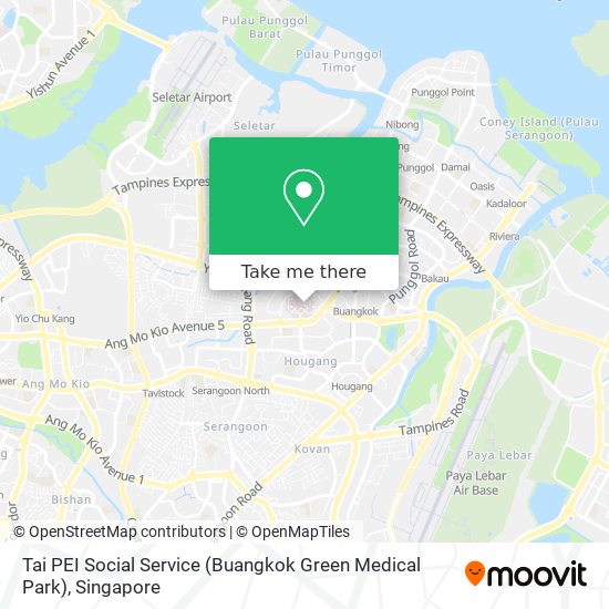 Tai PEI Social Service (Buangkok Green Medical Park) map