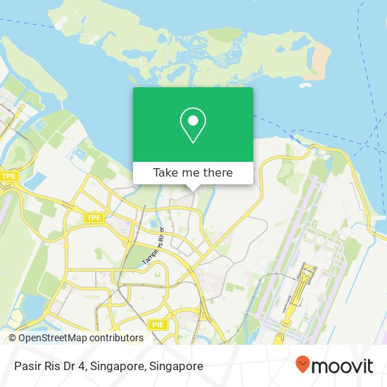 Pasir Ris Dr 4, Singapore map