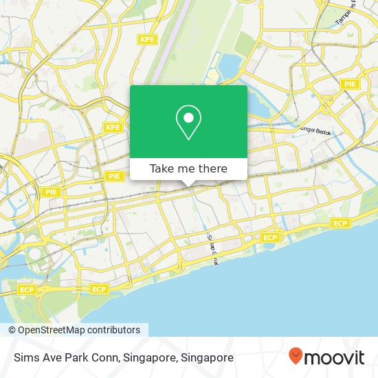 Sims Ave Park Conn, Singapore map