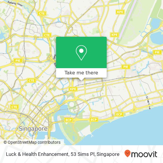 Luck & Health Enhancement, 53 Sims Pl map