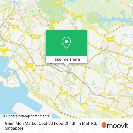 Ghim Moh Market Cooked Food Ctr, Ghim Moh Rd map