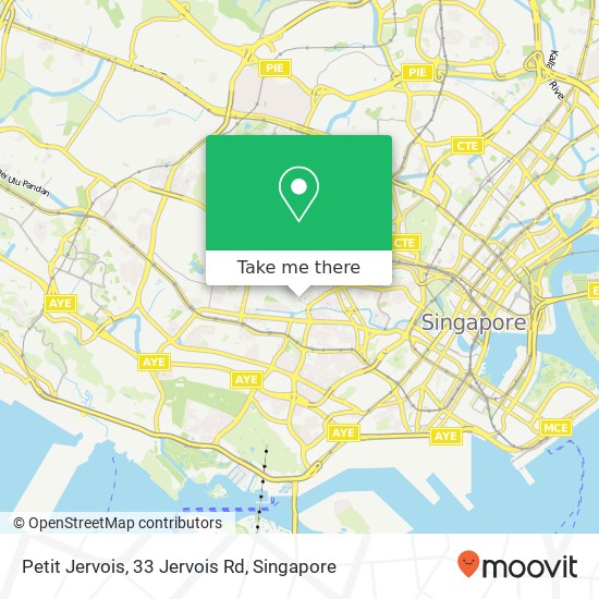 Petit Jervois, 33 Jervois Rd map