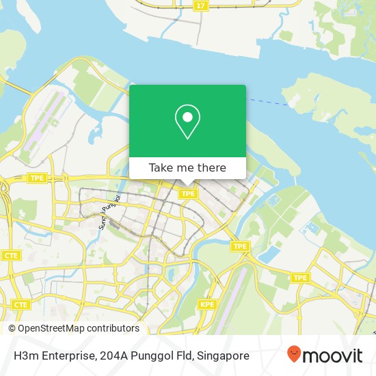 H3m Enterprise, 204A Punggol Fld map