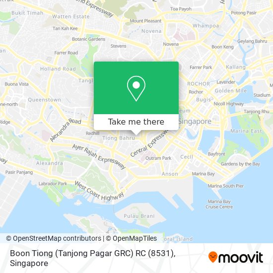 Boon Tiong (Tanjong Pagar GRC) RC (8531)地图