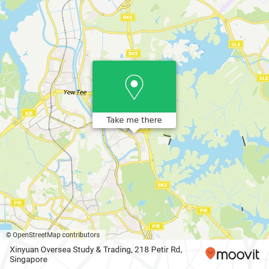 Xinyuan Oversea Study & Trading, 218 Petir Rd map