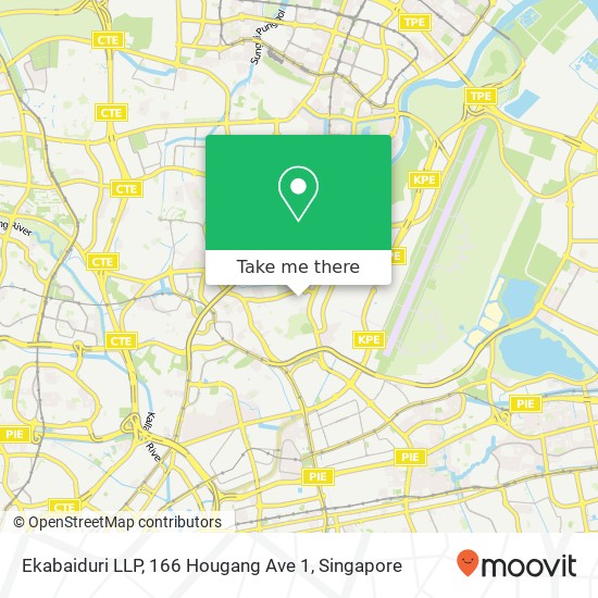 Ekabaiduri LLP, 166 Hougang Ave 1 map