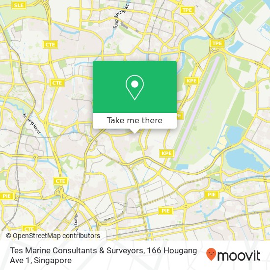 Tes Marine Consultants & Surveyors, 166 Hougang Ave 1 map