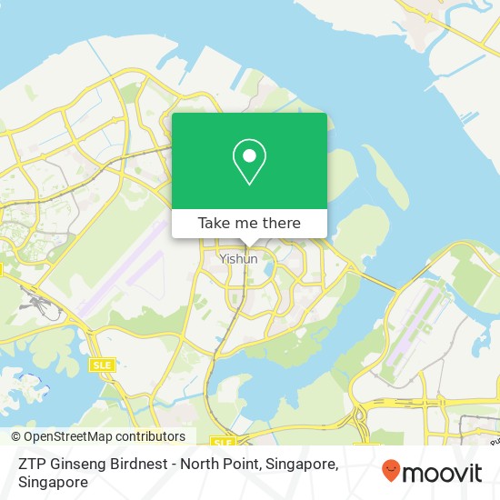 ZTP Ginseng Birdnest - North Point, Singapore map