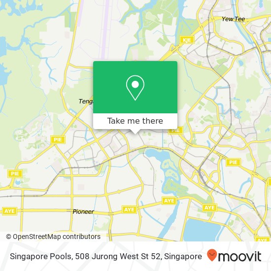 Singapore Pools, 508 Jurong West St 52 map