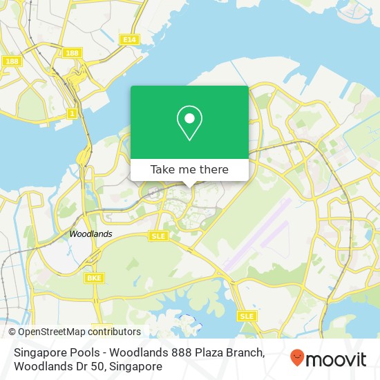 Singapore Pools - Woodlands 888 Plaza Branch, Woodlands Dr 50 map