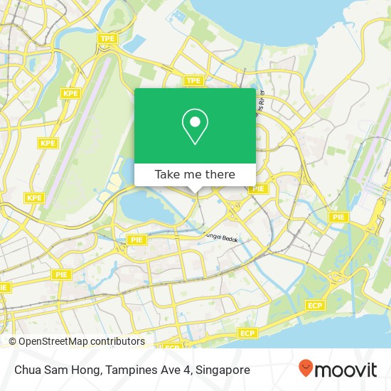 Chua Sam Hong, Tampines Ave 4 map