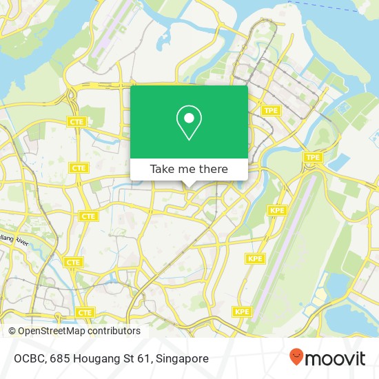 OCBC, 685 Hougang St 61地图