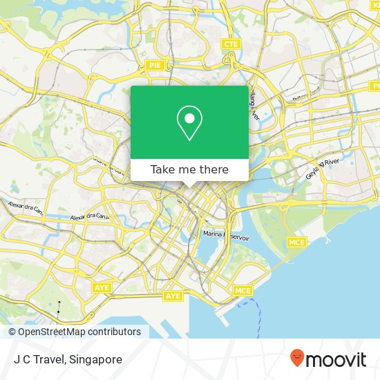 J C Travel map