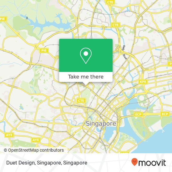 Duet Design, Singapore map