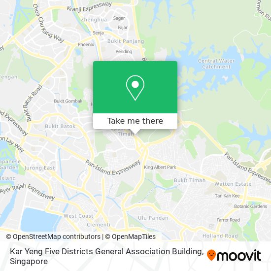 Kar Yeng Five Districts General Association Building map