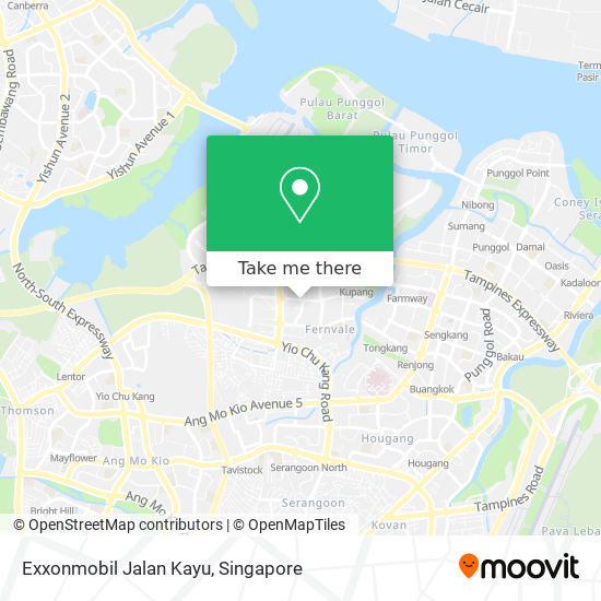 Exxonmobil Jalan Kayu map