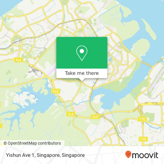 Yishun Ave 1, Singapore map