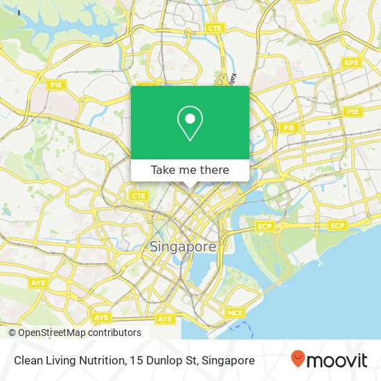 Clean Living Nutrition, 15 Dunlop St map