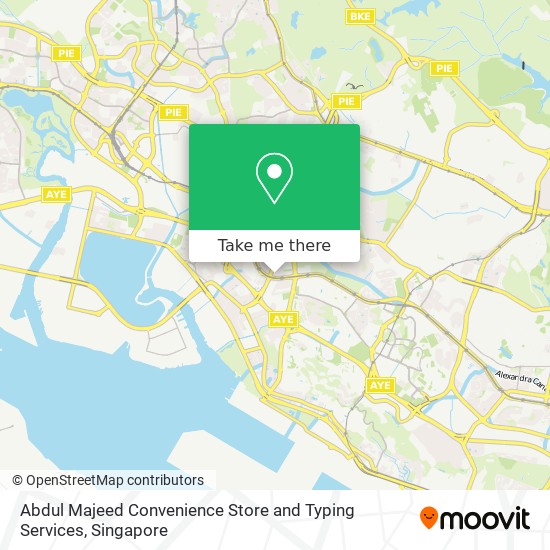 Abdul Majeed Convenience Store and Typing Services map