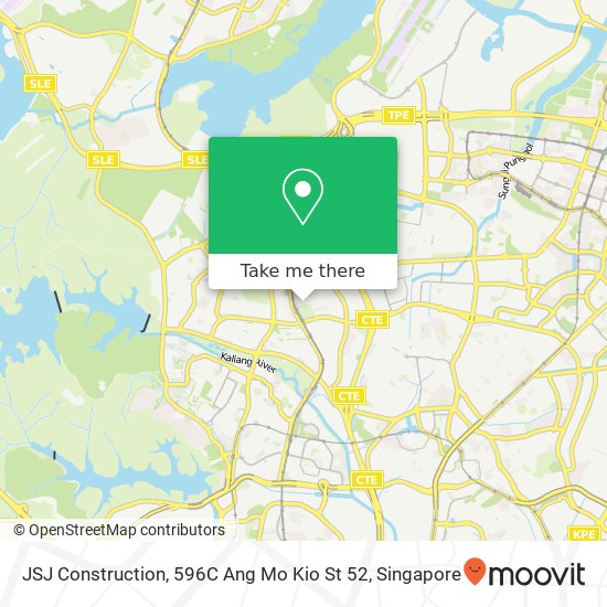 JSJ Construction, 596C Ang Mo Kio St 52地图