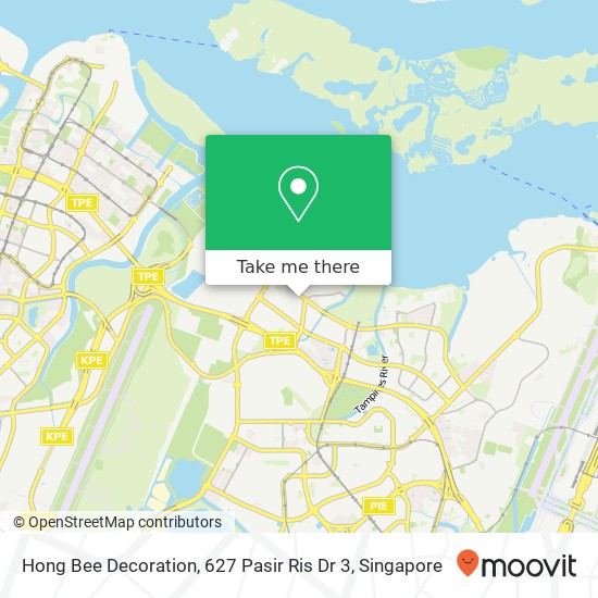 Hong Bee Decoration, 627 Pasir Ris Dr 3 map