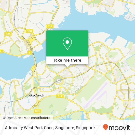 Admiralty West Park Conn, Singapore map