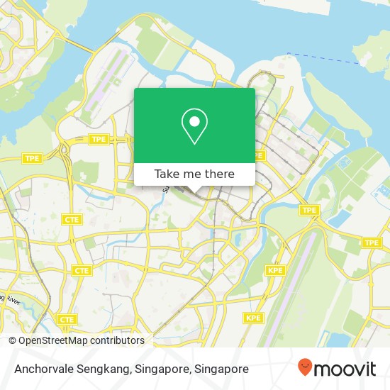 Anchorvale Sengkang, Singapore地图