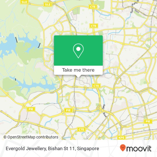 Evergold Jewellery, Bishan St 11 map